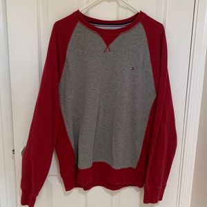 Tommy Hilfiger Red multicolored Large sweater
